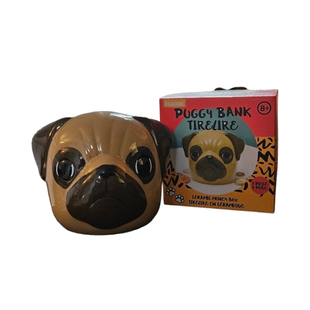 Pug "Puggy" Piggy Bank